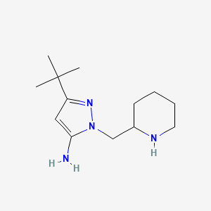 3-(tert-butyl)-1-(piperidin-2-ylmethyl)-1H-pyrazol-5-amine