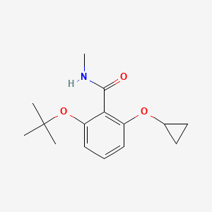 2-Tert-butoxy-6-cyclopropoxy-N-methylbenzamide