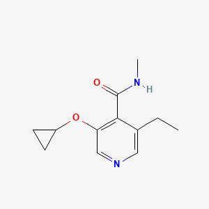 3-Cyclopropoxy-5-ethyl-N-methylisonicotinamide