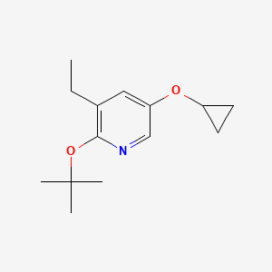 2-Tert-butoxy-5-cyclopropoxy-3-ethylpyridine