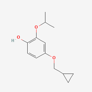 4-(Cyclopropylmethoxy)-2-isopropoxyphenol