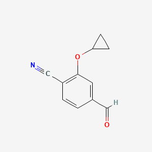 2-Cyclopropoxy-4-formylbenzonitrile