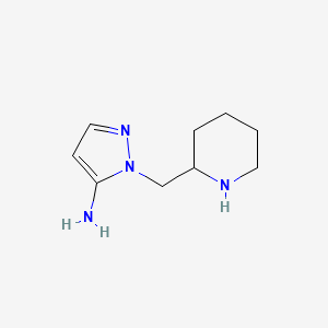 1-(piperidin-2-ylmethyl)-1H-pyrazol-5-amine