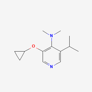 3-Cyclopropoxy-5-isopropyl-N,N-dimethylpyridin-4-amine