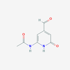 N-(4-Formyl-6-hydroxypyridin-2-YL)acetamide