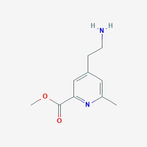 Methyl 4-(2-aminoethyl)-6-methylpyridine-2-carboxylate