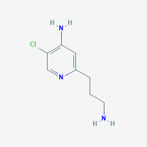 2-(3-Aminopropyl)-5-chloropyridin-4-amine