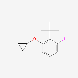 2-Tert-butyl-1-cyclopropoxy-3-iodobenzene