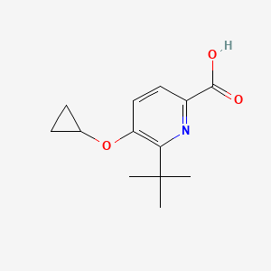 6-Tert-butyl-5-cyclopropoxypicolinic acid