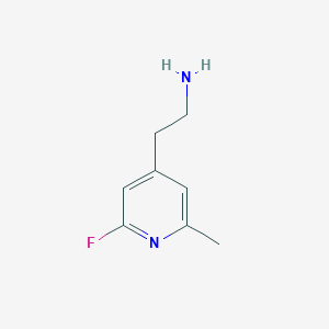 2-(2-Fluoro-6-methylpyridin-4-YL)ethanamine