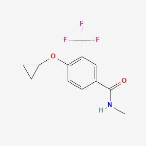 4-Cyclopropoxy-N-methyl-3-(trifluoromethyl)benzamide