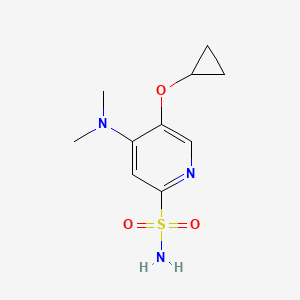 5-Cyclopropoxy-4-(dimethylamino)pyridine-2-sulfonamide