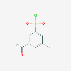 3-Formyl-5-methylbenzenesulfonyl chloride