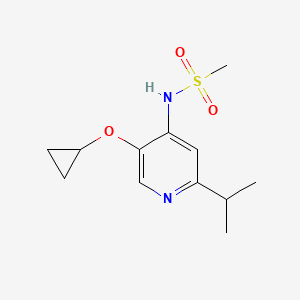 N-(5-Cyclopropoxy-2-isopropylpyridin-4-YL)methanesulfonamide