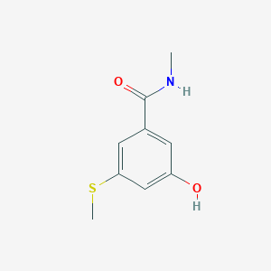 3-Hydroxy-N-methyl-5-(methylthio)benzamide