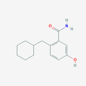 2-(Cyclohexylmethyl)-5-hydroxybenzamide