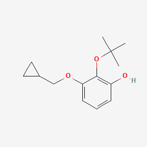 2-Tert-butoxy-3-(cyclopropylmethoxy)phenol