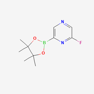 molecular formula C10H14BFN2O2 B14838591 6-Fluoropyrazin-2-ylboronic acid pinacol ester 