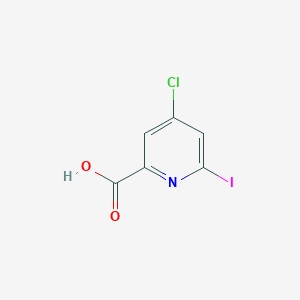 4-Chloro-6-iodopyridine-2-carboxylic acid