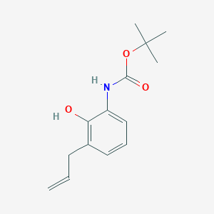 Tert-butyl 3-allyl-2-hydroxyphenylcarbamate