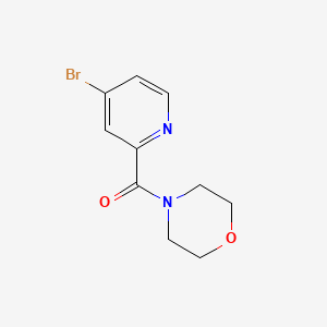 molecular formula C10H11BrN2O2 B14838653 (4-Bromo-2-pyridinyl)-4-morpholinyl-methanone 