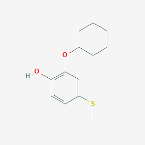 2-(Cyclohexyloxy)-4-(methylthio)phenol