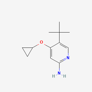 5-Tert-butyl-4-cyclopropoxypyridin-2-amine