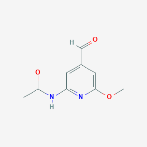 N-(4-Formyl-6-methoxypyridin-2-YL)acetamide