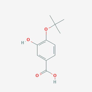 molecular formula C11H14O4 B14838749 4-Tert-butoxy-3-hydroxybenzoic acid 