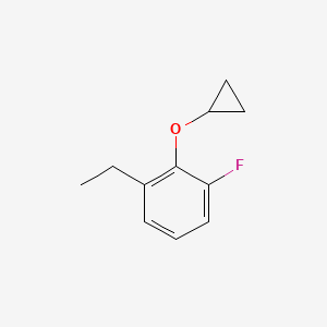 2-Cyclopropoxy-1-ethyl-3-fluorobenzene