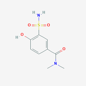 4-Hydroxy-N,N-dimethyl-3-sulfamoylbenzamide