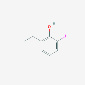 molecular formula C8H9IO B14838783 2-Ethyl-6-iodophenol 