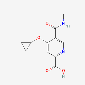 4-Cyclopropoxy-5-(methylcarbamoyl)picolinic acid