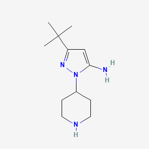 3-(tert-butyl)-1-(piperidin-4-yl)-1H-pyrazol-5-amine