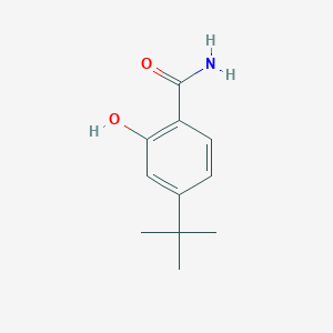 molecular formula C11H15NO2 B14838806 4-Tert-butyl-2-hydroxybenzamide 