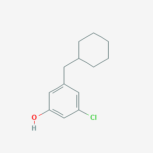 3-Chloro-5-(cyclohexylmethyl)phenol