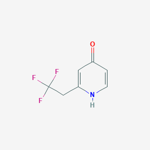 2-(2,2,2-Trifluoroethyl)pyridin-4-OL