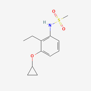 N-(3-Cyclopropoxy-2-ethylphenyl)methanesulfonamide