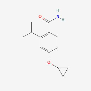 4-Cyclopropoxy-2-isopropylbenzamide