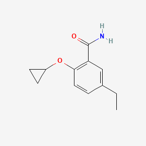 2-Cyclopropoxy-5-ethylbenzamide