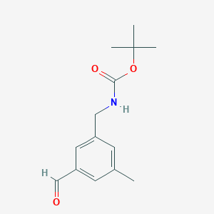 Tert-butyl 3-formyl-5-methylbenzylcarbamate