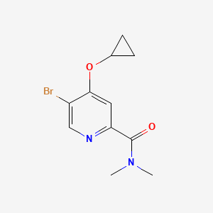 5-Bromo-4-cyclopropoxy-N,N-dimethylpicolinamide