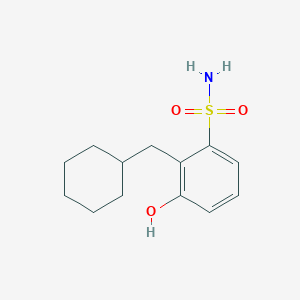 2-(Cyclohexylmethyl)-3-hydroxybenzenesulfonamide