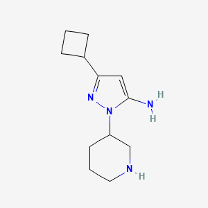 3-cyclobutyl-1-(piperidin-3-yl)-1H-pyrazol-5-amine