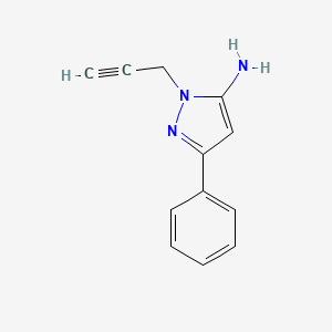 3-phenyl-1-(prop-2-yn-1-yl)-1H-pyrazol-5-amine