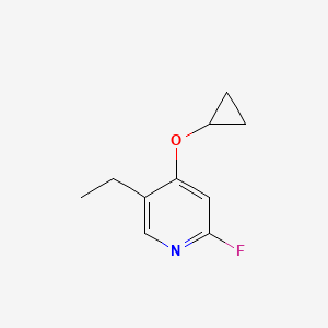 4-Cyclopropoxy-5-ethyl-2-fluoropyridine