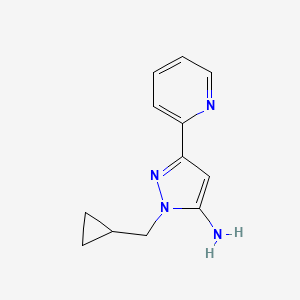 1-(cyclopropylmethyl)-3-(pyridin-2-yl)-1H-pyrazol-5-amine