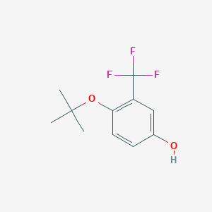 4-Tert-butoxy-3-(trifluoromethyl)phenol