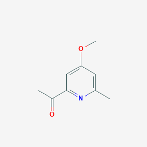 1-(4-Methoxy-6-methylpyridin-2-YL)ethanone