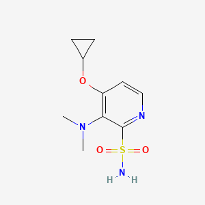 4-Cyclopropoxy-3-(dimethylamino)pyridine-2-sulfonamide